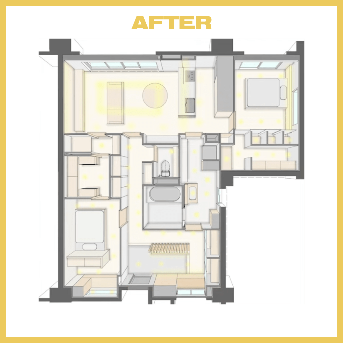 間取り変更プラン - After