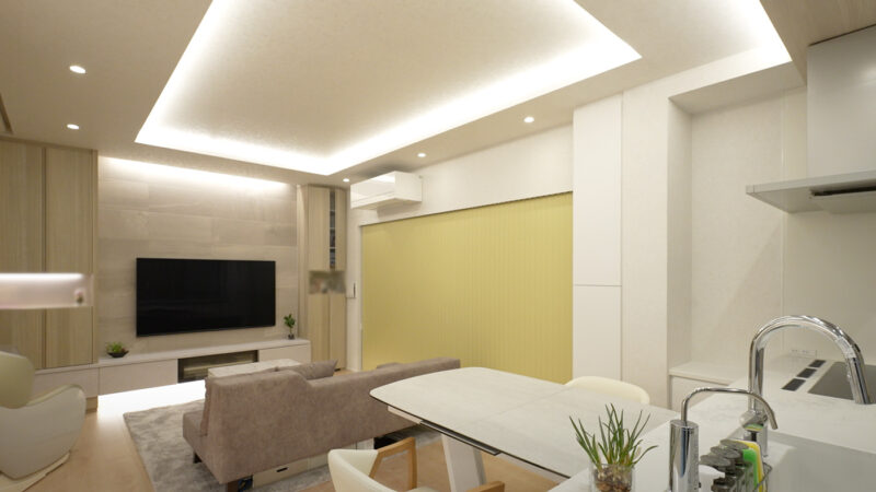 マンションリノベーション – S様邸 - 高級感溢れるLDK