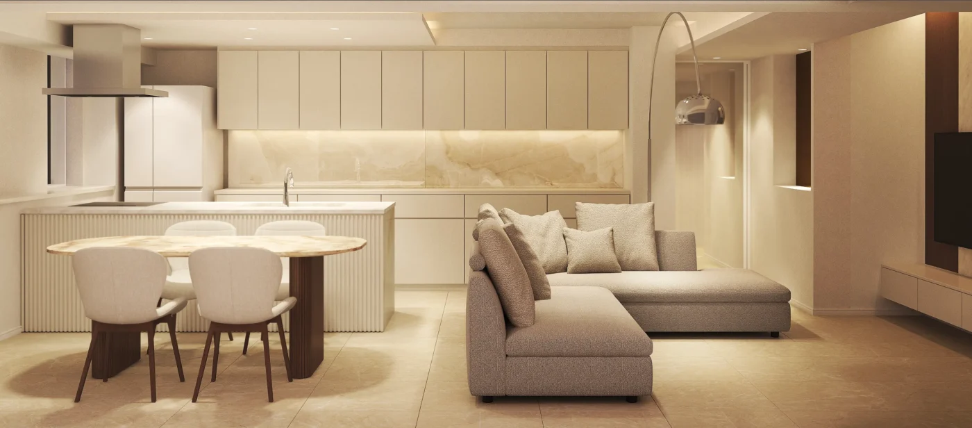 新築マンションリノベーション - リノベーションプラン - LDK