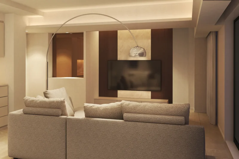 新築マンションリノベーション - リノベーションプラン - リビングルーム