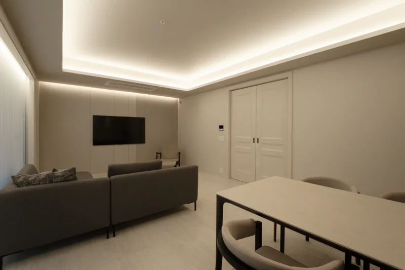 グラングリーン大阪 THE NORTH RESIDENCE - 新築マンションリノベーション - リビングルーム